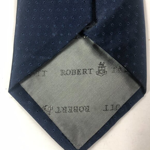 Robert Talbott "Best of Class" Nordstrom Blue Silk Polka Dot Men's Tie Hand Sewn - Picture 3 of 5